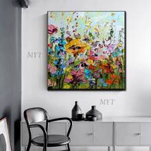 Different Flowers Abstract Oil Painting Wall Art Home Decor Picture Modern Oil Painting On Canvas 100% Handpainted No Framed 2024 - buy cheap