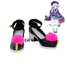 Genshin Impact Liyue Harbor Qiqi Games Customize Cosplay High Heels Shoes 2024 - buy cheap