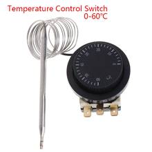 Termostato capilar controlado, 250V/380V, 16A, 0-60 ℃, Interruptor de Control de temperatura 2024 - compra barato
