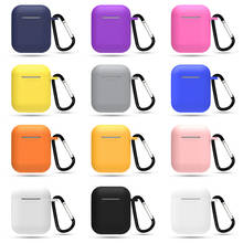 Soft Silicone Cases For Apple Airpods Case 1/2 Protective Bluetooth-compatible Wireless Earphone Cover Charging Box Bags 2024 - buy cheap
