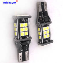 20 pces t15 w16w 921 912 super brilhante 3030 24 smd led canbus nenhum erro reserva carro luzes lâmpada cauda adebayor 2024 - compre barato