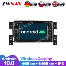 Reproductor de DVD estéreo con GPS para coche, reproductor Multimedia con Android 10, 8 núcleos, 4 + 64G, pantalla táctil, DSP, para Suzuki Grand Vitara 2024 - compra barato