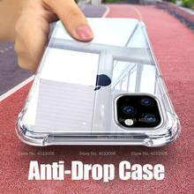 Мягкий прозрачный силиконовый чехол для iPhone 12 11 Pro Max SE 2020 противоударный прозрачный чехол из ТПУ для iPhone 12 Pro Max XR X XS Max 7 8 2024 - купить недорого