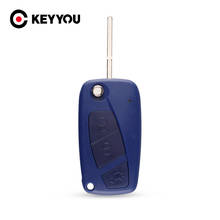 KEYYOU 3 Buttons For FIAT Punto Ducato Stilo Panda Replacement Flip Folding Remote Car Key Shell Case Cover SIP22 Blade 2024 - buy cheap