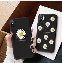 Cute Daisy Flower Case For iphone X XS MAX X XR 11 Pro Max Soft Silicone Case For iphone 6 6s 7 8 Plus SE 2020 Cover Cases 2024 - купить недорого