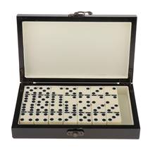 PREMIUM DOMINO SET 28 PIECES CLASSIC TABLE GAMES & WOOD CASE FOR KIDS ADULTS 2024 - buy cheap