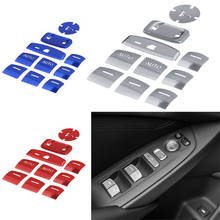 1Set LHD Window Lift Switch Button Sticker Trim Decoration Fit For Honda Accord 2018 2010 2011 2012 2013 2014 2015 2016-2021 2024 - buy cheap