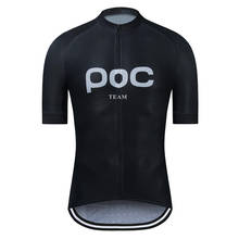 Nova camiseta para ciclismo equipe poc masculina mtb, roupa para bicicleta, downhill, alta qualidade 2024 - compre barato