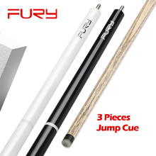 FURY  JPT 1-3 Billiard 3 Pieces Black White  Colors Jump Cue Stick Ash Shaft 13mm G10 Tip  Billar for Professional Athlete 2024 - buy cheap