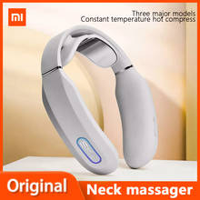 Xiaomi-aparato de masaje Cervical inteligente SKG K3, masajeador de cuello portátil, herramienta de alivio del dolor, fisioterapia de vértebra Cervical 2024 - compra barato