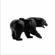 For Locking Forest Compatible Action Figures Black Bear Animal Educational Toy Figure Gift Blocks Animal Raptor For Lockings Kit 2024 - buy cheap