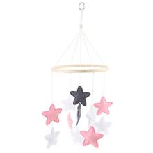 Baby Crib Felt Stars Musical Mobile Rattle Infant Cot Wind Chime Bed Bell Toys 63HE 2024 - buy cheap