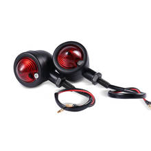 12v led universal luzes de seta indicadores, lâmpadas vermelhas de indicação para motocicleta para chopper cruiser touring atv scooter offroad cafe racer 2024 - compre barato