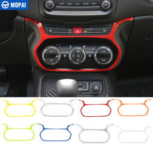 MOPAI Car Interior Air Conditioning Switch Decoration Frame Cover Stickers Accessories for Jeep Renegade 2015-2017 Car Styling 2024 - buy cheap
