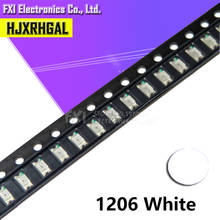 100pcs white 1206 SMD LED diodes light Hot sale 2024 - buy cheap