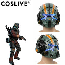 Xcoser máscara para cosplay jack cooper 2, máscara de resina com visor de cabeça, réplica de filme, dia das bruxas 2024 - compre barato