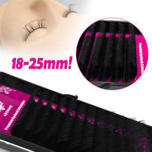 12Rows Classic Individual Eyelashes Extension 18-25mm Lashes Tray Long Size Lashes Rounded Silk Eye Lashes 2024 - buy cheap