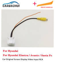 Car Rear Camera For Hyundai Elantra / Avante / Santa Fe riginal Video Input Switch RCA Adapter Connector Convertor Wire Cable 2024 - buy cheap