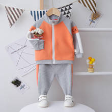 Baby Boy Outfits 2021 New Long Sleeved Zipper Cardigan Coat + Pants Sport Infant Clothing Kids Bebes Jogging Suits Tracksuits 2024 - buy cheap