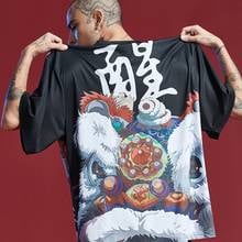 Hip Hop Tees T-Shirt Asian Streetwear Harajuku Short Sleeve Loose Men T Shirt Casual Summer Oversized Male Punk Clothes FF3113 2024 - buy cheap