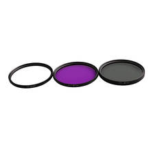 Kit de filtro de lente profissional revestido uv/adulto/fld 67mm, conjunto com bolsa de transporte, acessórios de câmera para lentes 67mm 2024 - compre barato