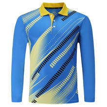 Women Men's Sport Badminton Shirt Long Sleeve Breathable golf  Shirt Tennis Shirts Gym Fitness Top Male Training Pol o T Shirts 2024 - buy cheap