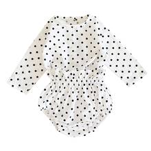 Baby Polka Dot Long Sleeve T-shirts+Shorts White Cotton 2pcs Clothing Set 3 6 9 12 18 24 Month Newborn Baby Clothes OBS214854 2024 - buy cheap