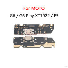 USB док-станция для зарядки доска зарядки разъем порт для зарядки с гибким кабелем для Motorola MOTO G6 играть XT1922 E5 2024 - купить недорого