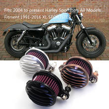 For Harley Sportster XL Iron 883 XL1200 48 72 2004-2014 Filtre a air moto Bronze Air Filter Motorcycle Intake Air Cleaner System 2024 - buy cheap
