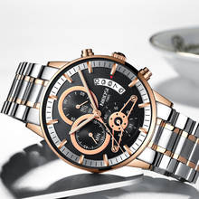 Relogio Masculino NIBOSI Gold Watch Men Top Brand Luxury Male Clock Military Sport Quartz Auto Date Business Wrist Watch Men 2024 - buy cheap