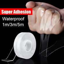 1M-5M Waterproof Transparent Double Sided Nano Tape Reuse Home Tapes Porcelain Wood Metal Plastic Super Glue Waterproof  Tape 2024 - buy cheap