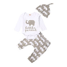 Macacão infantil fofo padrão 0-24m, roupas de algodão para meninos e meninas, legging 2024 - compre barato