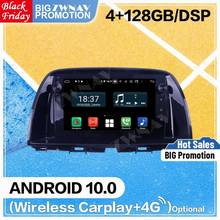 Tela dsp com android 10 e navegador gps, 128g, reprodutor de áudio estéreo, rádio, para mazda modelo 2018, 219 e 2020 2024 - compre barato