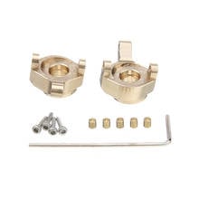 2pcs Brass Steering Block Knuckle Set Spare Replace Parts for Axial SCX24 90081 RC Car Accessories 2024 - buy cheap