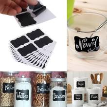 36pcs Kitchen Spice Stickers Jar Sticker Waterproof Label Sticker Spices Organizer Storage Bottles Jars Blackboard Wall Tags 2024 - buy cheap