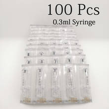 100pcs/kit 0.3ml Disposable Syringe Ampoule Head For Hyaluron Pen Lip Filler Anti Wrinkle Atomizer Nebulizer Hyaluronic Acid Pen 2024 - buy cheap