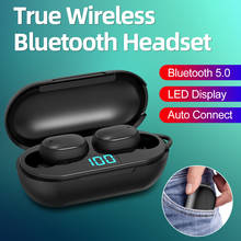 True Wireless Stereo Earphone Bluetooth 5.0 Wireless Headphones LED Display Noise cancelling Headset Wireless Bluetooth Earphone 2024 - buy cheap