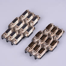 10Pcs/lot DB-9 DB9 Male Female PCB Mount DR-9S PCB Connector RS232 Connector Wholesale 2024 - buy cheap