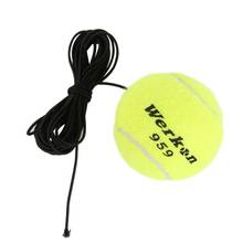 Yellow Green Elastic Rubber Band Tennis Balls Tennis Training Belt Line Training Ball To Improve Your Skills New 2024 - buy cheap