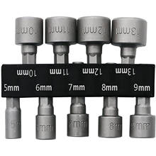 9pc 5-13mm Hexagon Nut Driver Drill Bit Socket Screwdriver Wrench Set Drill Bit Adapter For Electric Screwdriver Handle Tool 2024 - купить недорого