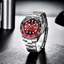 LIGE DESIGN Mechanical Watch Men Tourbillon Watch Luxury Men Watches Automatic Sport Wristwatch Multi-Time Zone Watch Waterproof 2024 - buy cheap
