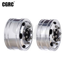 CNC Aluminum Alloy Rear Rim Front Widen Rim 20mm&25mm For 1/14 Tamiya RC Car Tow Trailer Truck Man Scania R620 Actros 2024 - buy cheap