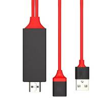 Cable HDMI Universal de teléfono a TV, adaptador de HDTV, USB-C, para IPhone y Android 2024 - compra barato