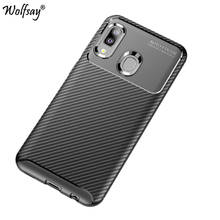 For Samsung Galaxy A20e Case Soft Silicone Anti-knock Carbon Fiber Phone Cover For Samsung A20e Case For Galaxy A20e SM-A202F/DS 2024 - buy cheap