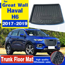 For Great Wall Haval H6 2017-2019 Car Tray Boot Liner Cargo Rear Trunk Cover Mat Boot Liner Floor Carpet Mud Non-slip Waterproof 2024 - buy cheap