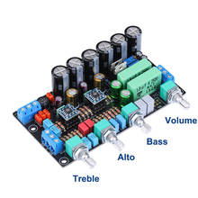 Equalizador de áudio duplo s5532/ad827/opa2604, placa pré-amplificador, controle de tom 2024 - compre barato
