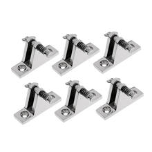 6Pieces 316 Stainless Steel Bimini Boat Top Deck Hinge Fitting Quick Release 2024 - buy cheap