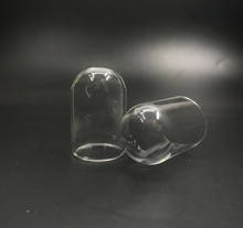 Forma de sino para garrafa de vidro, tampa do globo de vidro 10 tamanhos 35x25mm diy, frasco de vidro pingente, joias, achados 2024 - compre barato