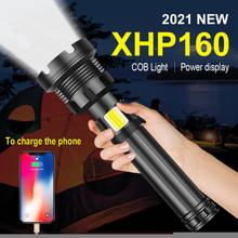 Linterna Led potente XHP160, luz de Flash táctica recargable Xhp90 2021 Cree Xhp50, novedad de 18650 2024 - compra barato