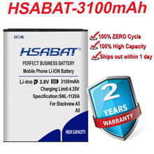 HSABAT Top brand Newest 3100mAh Battery for Blackview A5 Batterie Bateria Accumulator 2024 - buy cheap